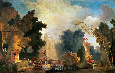 400x254 The Fete - Fragonard Painting