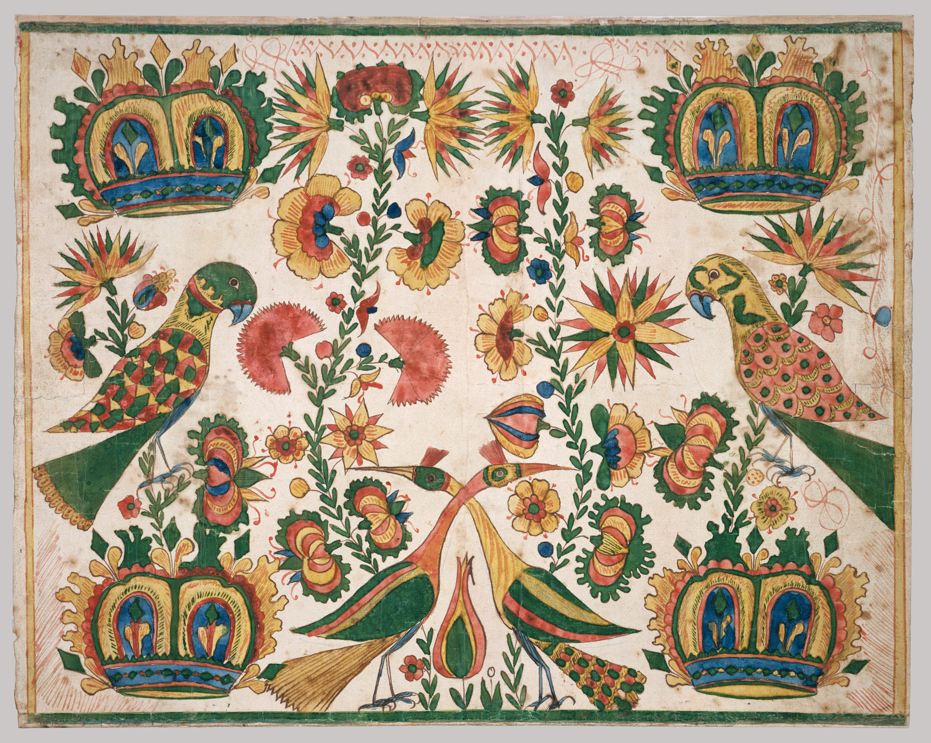 1880x1500 Fraktur Johann Heinrich Otto 66.242.1 Work Of Art - Fraktur Painting
