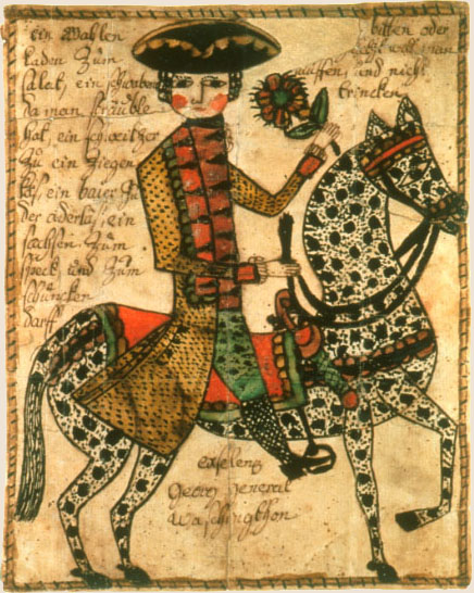 436x546 Fraktur Modern Folk Embroidery - Fraktur Painting