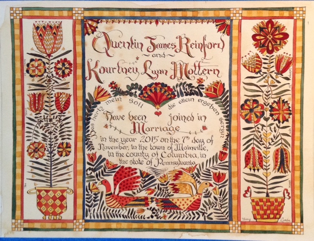 640x492 Frakturs - Fraktur Painting
