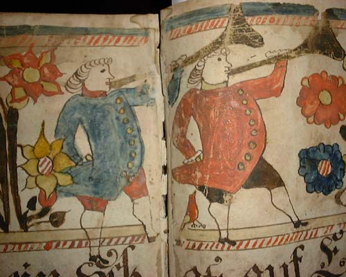 500x400 Lehigh Valley History Fraktur In The Lehigh Valley - Fraktur Painting