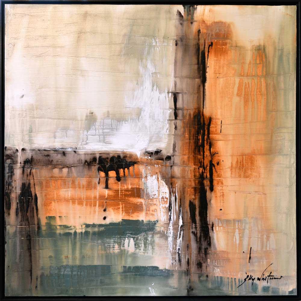 1000x1002 Endless Endings Framed Abstract Painting Sky Whitman Fine Art - Framed Abstract Painting