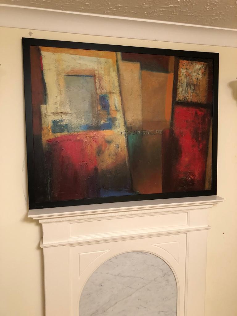 768x1024 Patrizikea Acrylic Framed Abstract Painting By Patrizio - Framed Abstract Painting