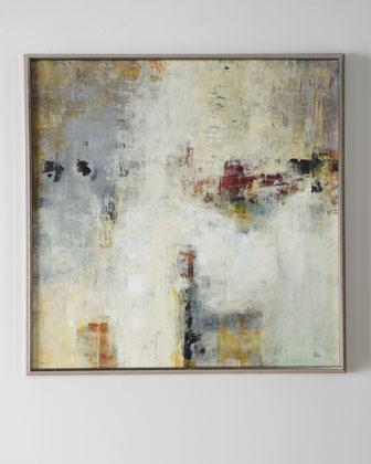 336x420 Connectivity' Framed Abstract Art - Framed Abstract Painting