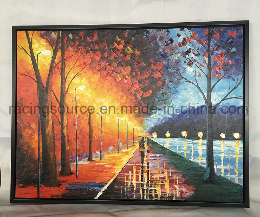 1000x835 China 30x40 Inch Framed Art Knife Painting Landscape Oil Painting - Framed Art Oil Painting