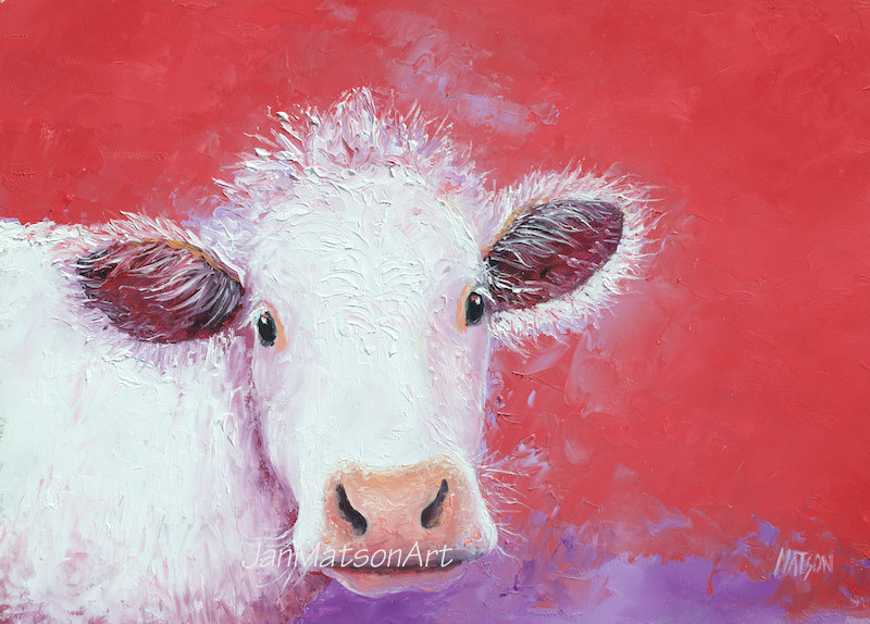 800x574 Cow Painting Framed Oil Painting Kitchen Wall Art Animal - Framed Cow Painting