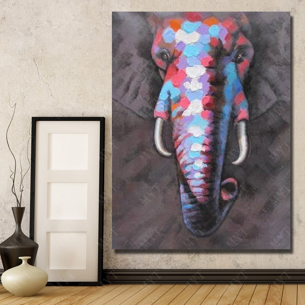 Framed Elephant Painting at PaintingValley.com | Explore collection of ...