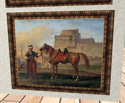 420x345 Second Life Marketplace - Framed Horse Painting