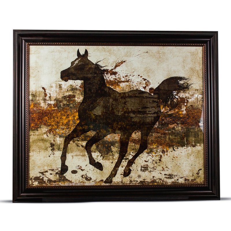 800x800 Cyrg - Framed Horse Painting
