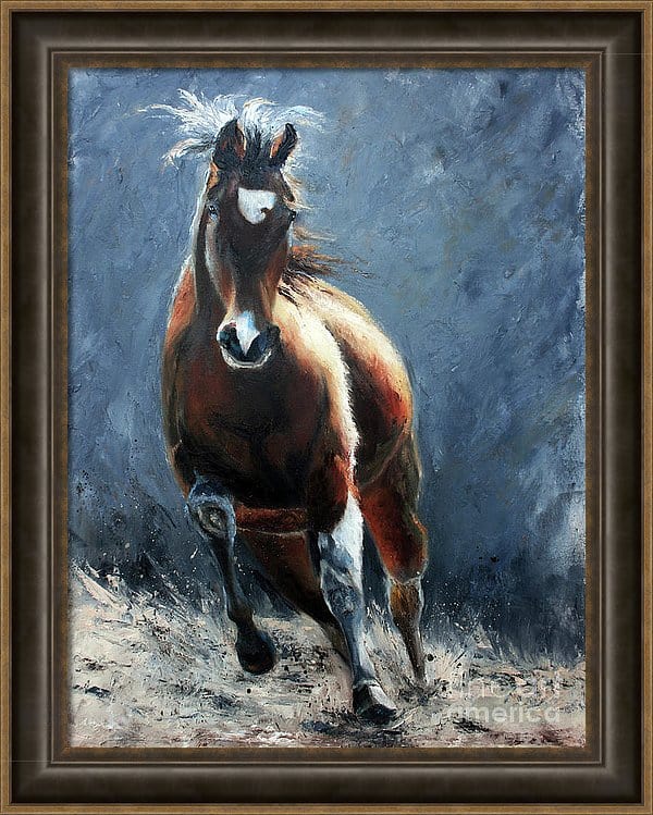 600x749 Framed Artwork Creative Chateau Online Gallery And Studio - Framed Horse Painting
