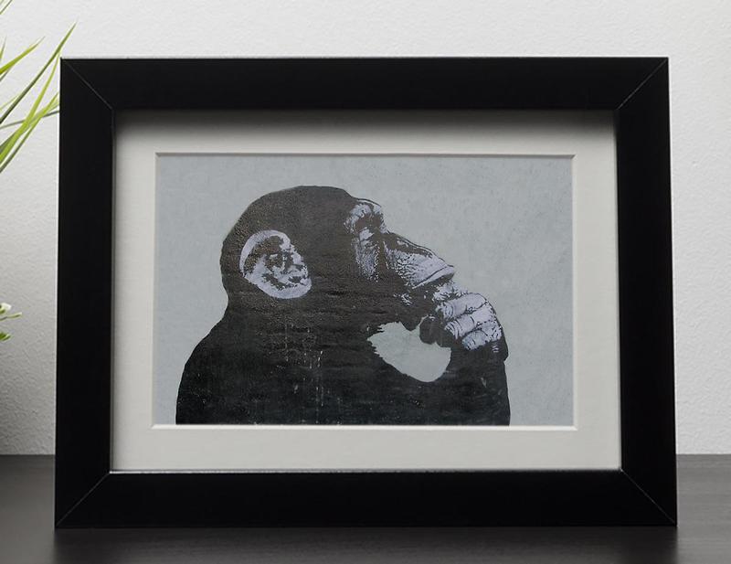 800x617 Banksy Framed Prints Canvas Art Rocks - Framed Painting Prints