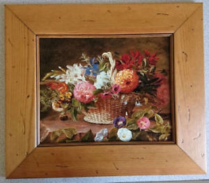 300x263 Framed Oleograph Picture Flower Reproduction Oil Painting - Framed Reproduction Oil Painting
