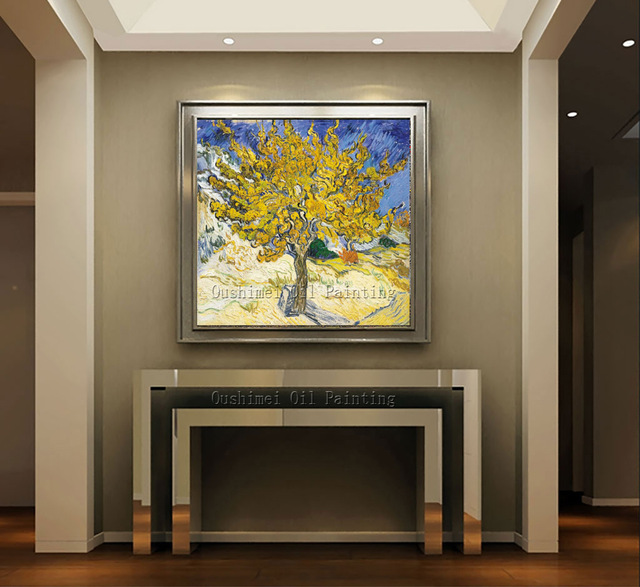 640x587 High Skills Artist Pure Handmade High Quality Vincent Vangogh - Framed Reproduction Oil Painting