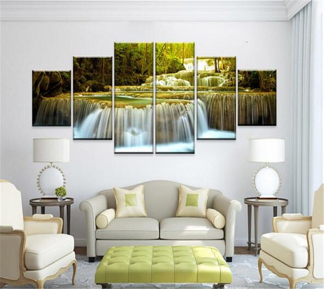 640x571 Online Shop Canvas Oil Painting Decoracion Multi Panel 6 Piece - Frames For Canvas Painting
