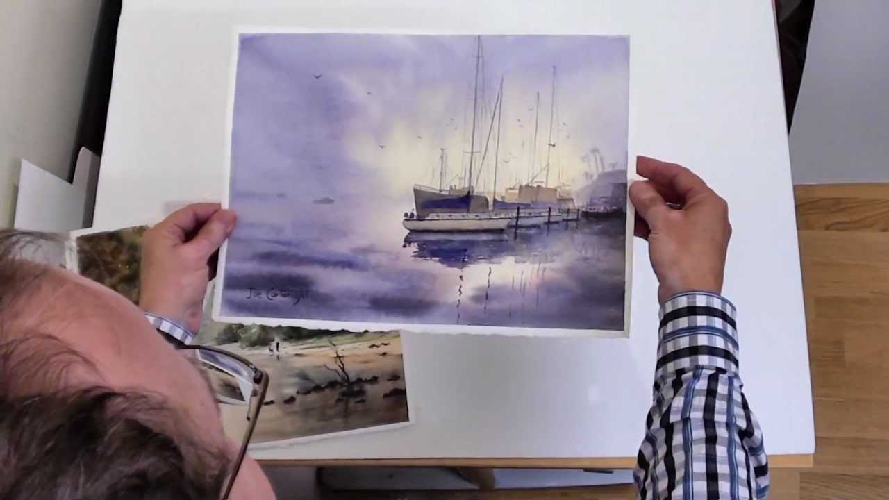 1280x720 How To Flatten Watercolor Paintings - Frames For Watercolor Painting