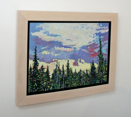 445x400 Wood Floater Frames For Paintings On Panels Metropolitan Picture - Frames For Watercolor Painting