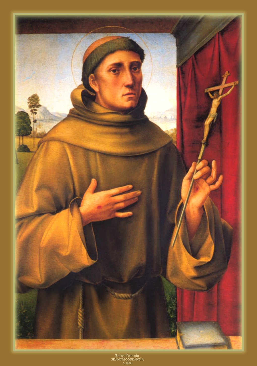 1020x1451 St. Francis Of Assisi - Francis Of Assisi Painting