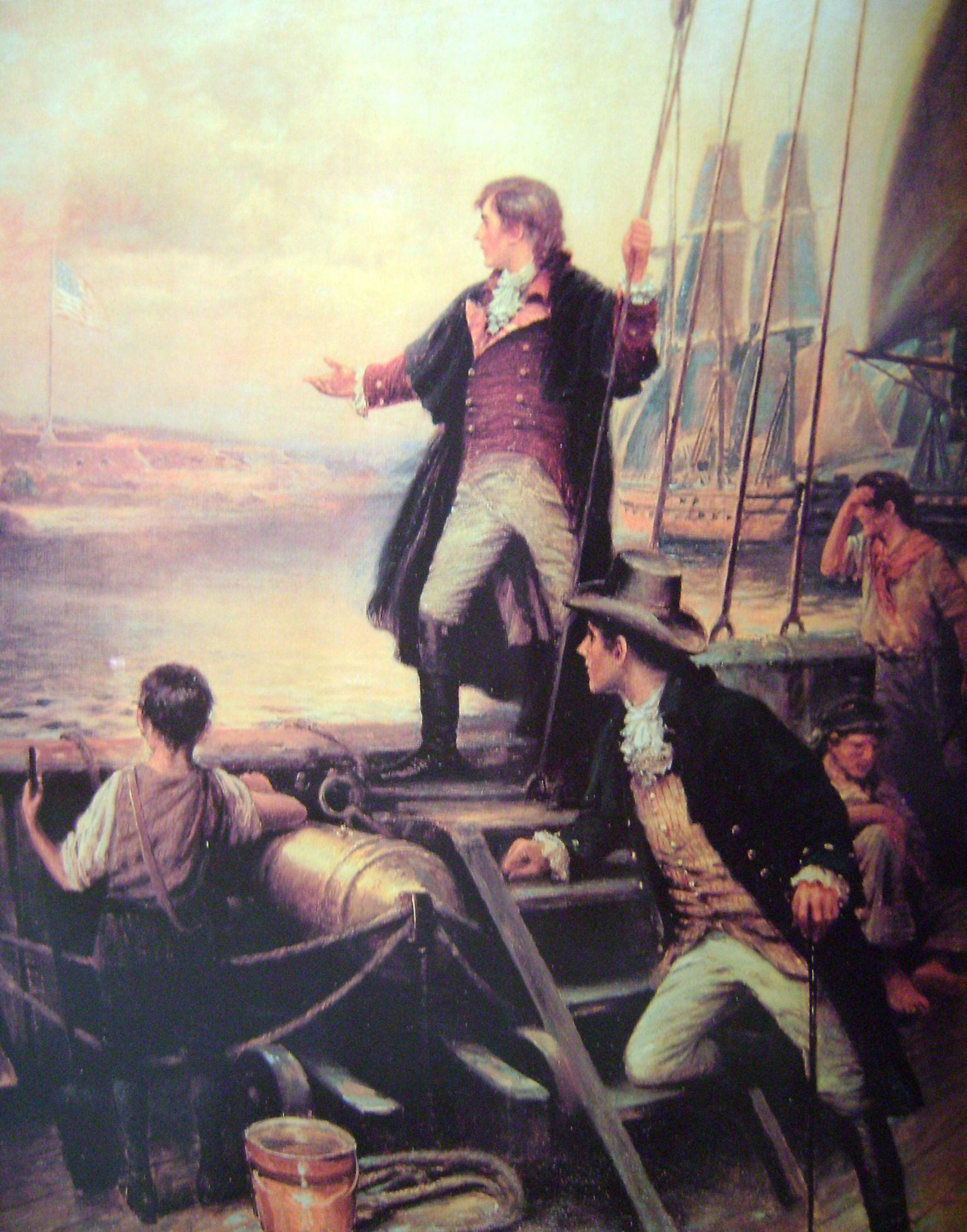 1533x1953 John Stuart Skinner - Francis Scott Key Painting