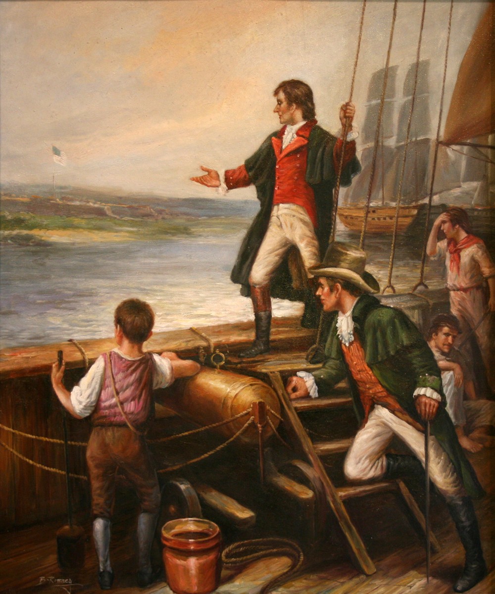 1000x1200 Portraits - Francis Scott Key Painting