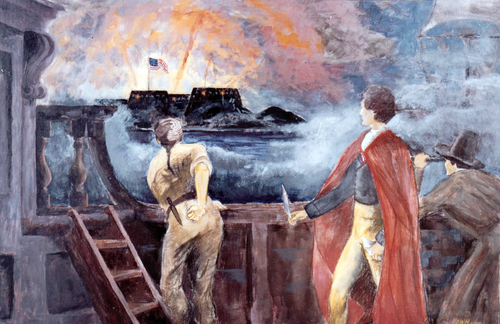 1600x1037 War Of 1812 Exhibit Opens June 10 - Francis Scott Key Painting