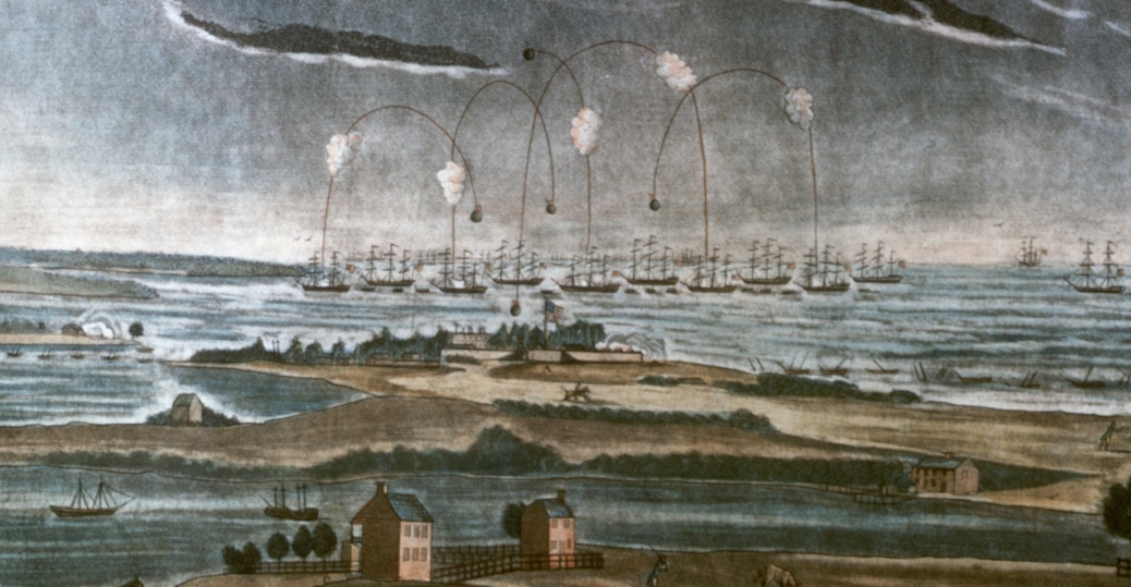 1038x539 By J Bower - Francis Scott Key Painting