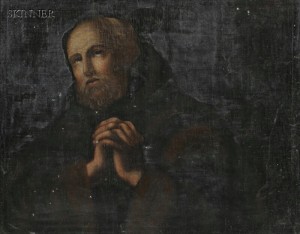 300x234 Search All Lots Skinner Auctioneers - Franciscan Monks Painting