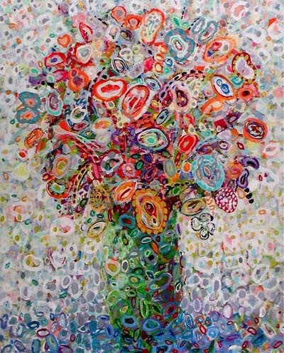 400x498 The 113 Best Angelo Franco - Franco Painting Flowers