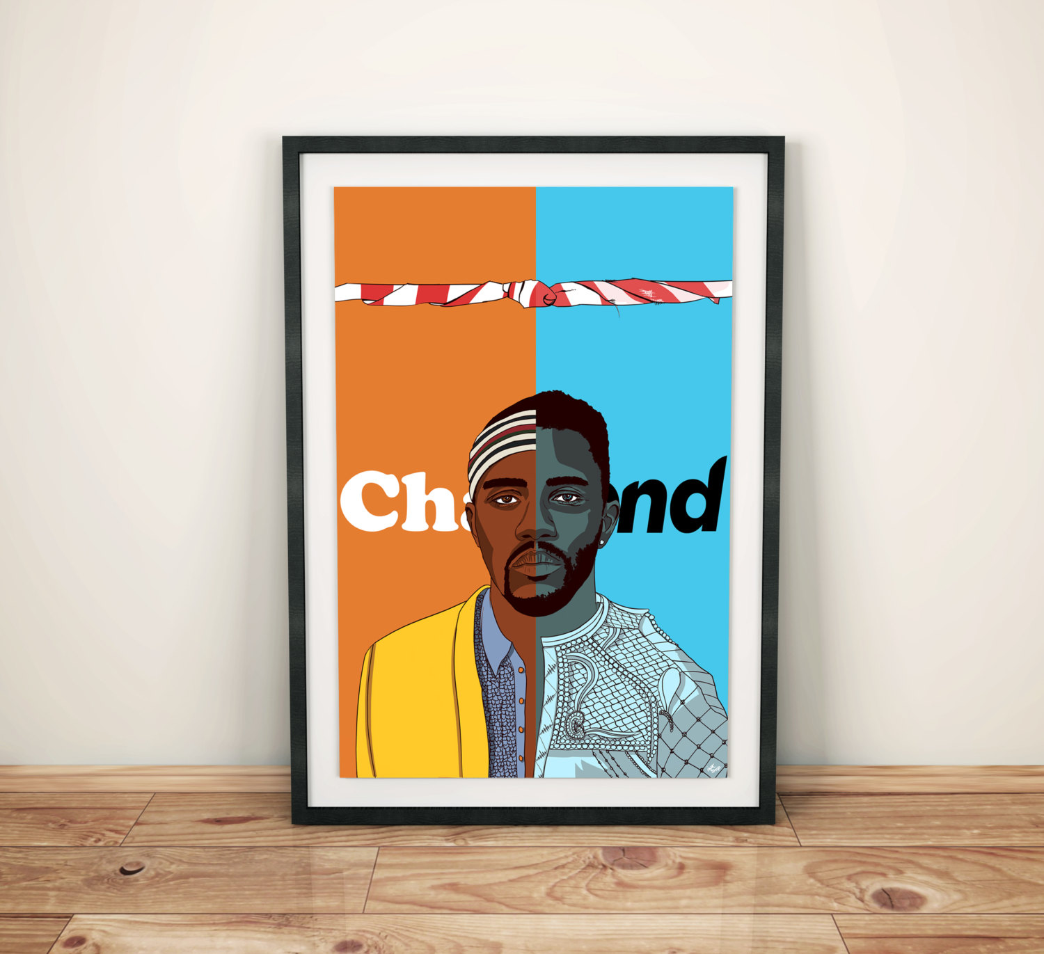 1500x1371 Frank Ocean Poster - Frank Ocean Painting