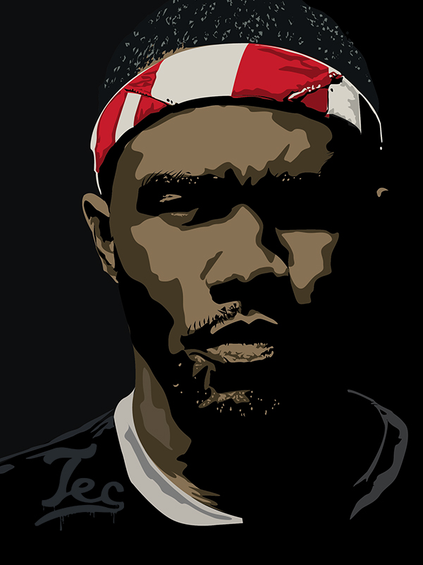 600x800 Frank Ocean By Tecnificent - Frank Ocean Painting