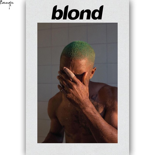 640x640 Zp376 Frank Ocean Blonde Rap Music Star Custom Ablum Art Poster - Frank Ocean Painting