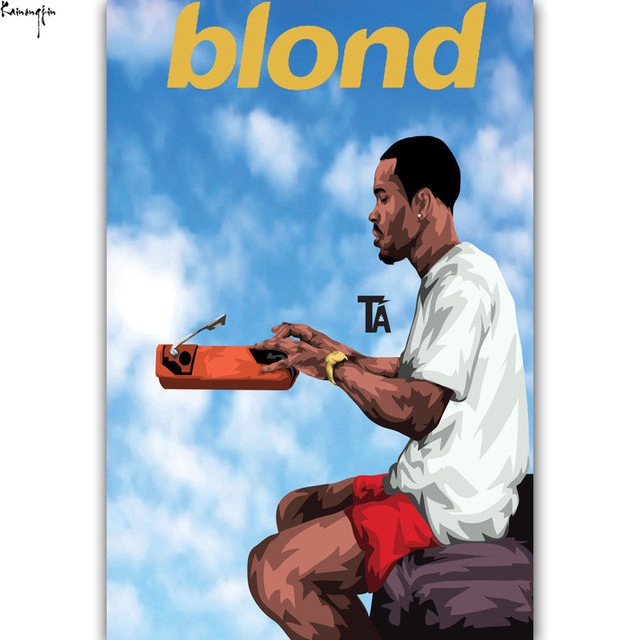 640x640 Zp542 New Frank Ocean Blond Rapper Boys Don'T You Cry Music Art - Frank Ocean Painting