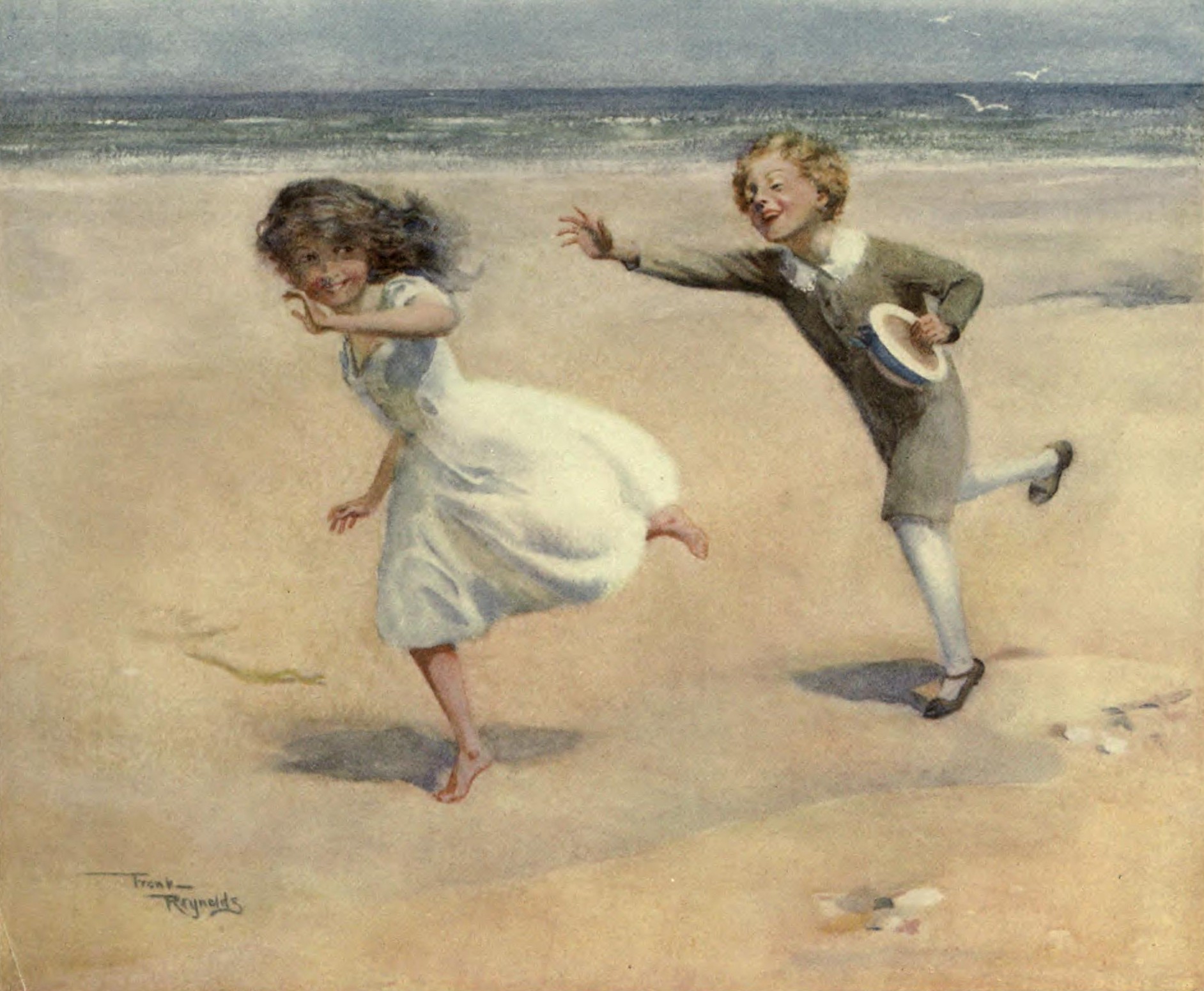 1884x1552 Filedavid And Emily From David Copperfield Art By Frank Reynolds - Frank Reynolds Painting