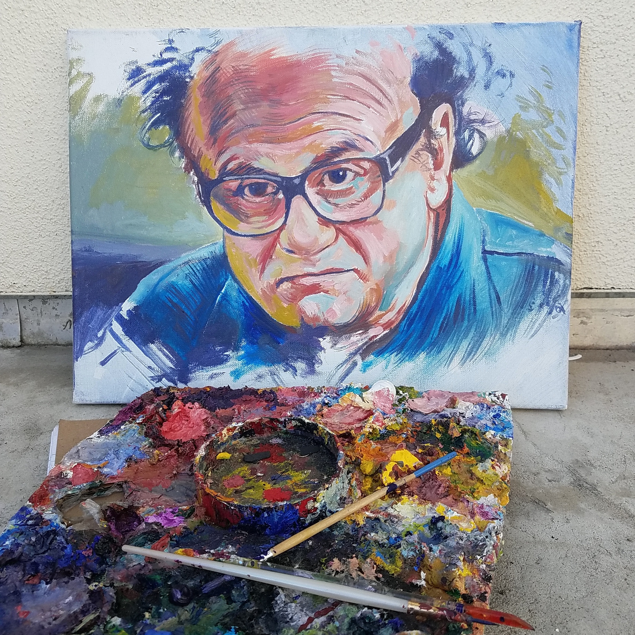2160x2160 Frank Reynolds, Oil - Frank Reynolds Painting