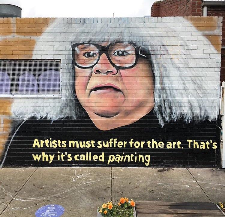 750x722 Hella Sweet Mural Iasip - Frank Reynolds Painting
