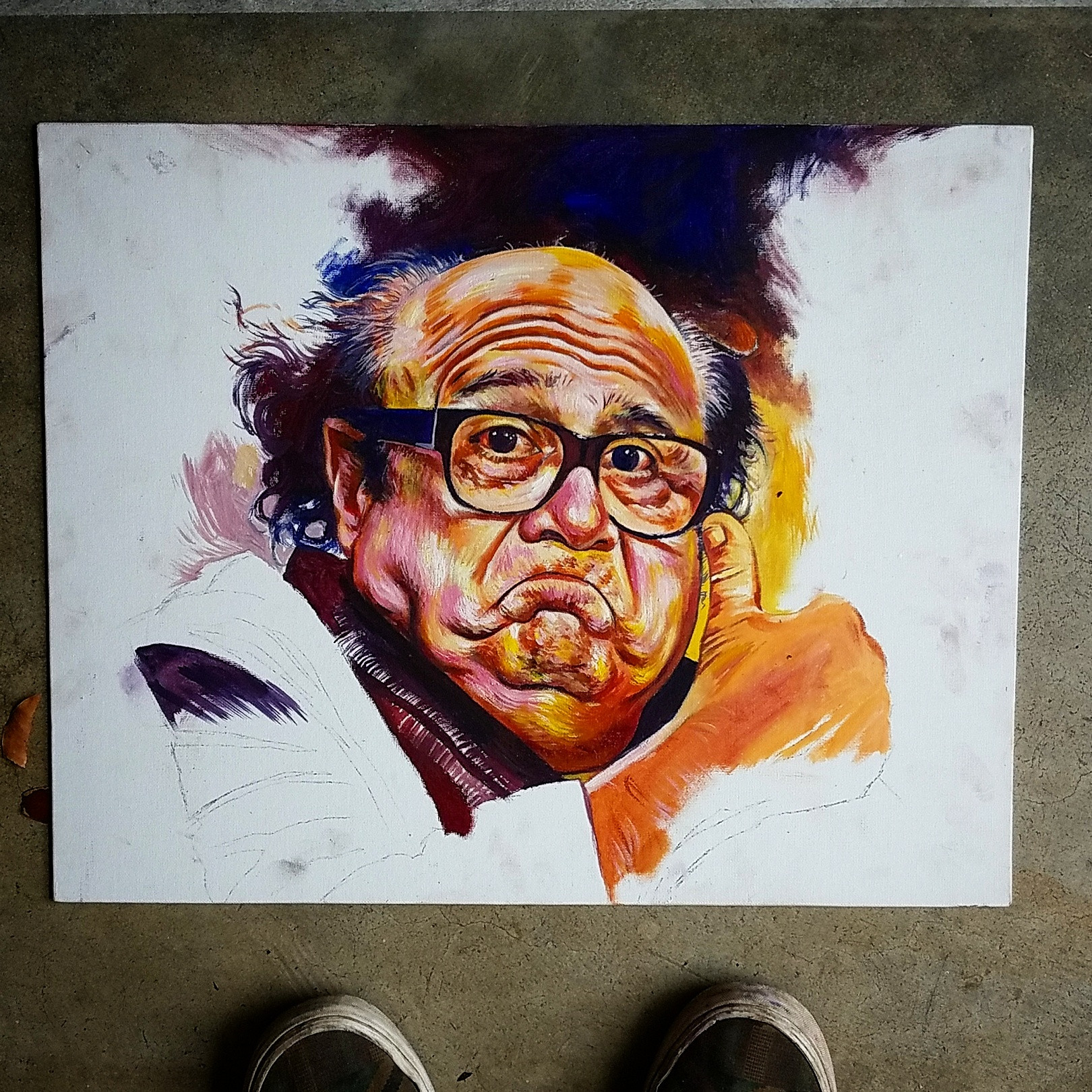 1620x1620 Danny, Oil, 16 X 20 Inches Art - Frank Reynolds Painting