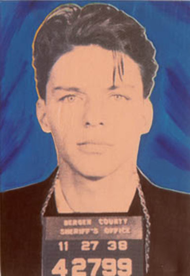 384x559 Frank Sinatra Mugshot Suite By Steve Kaufman - Frank Sinatra Mugshot Painting
