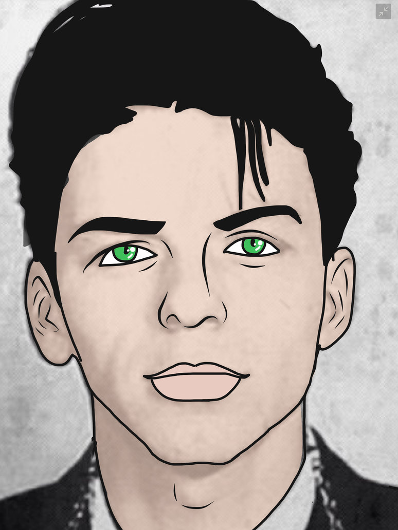 774x1032 Frank Sinatra Mugshot By Thekingsmoke - Frank Sinatra Mugshot Painting