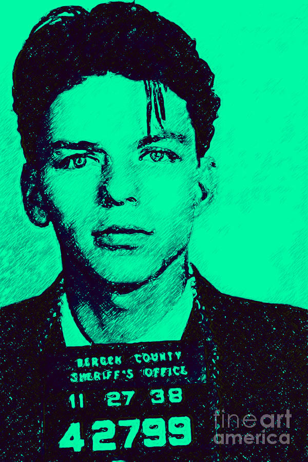 600x900 Mugshot Frank Sinatra V1m128 Photograph By Wingsdomain Art - Frank Sinatra Mugshot Painting