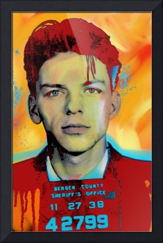 235x350 Stunning Mugshots Painting Reproductions For Sale On Framed Prints - Frank Sinatra Mugshot Painting