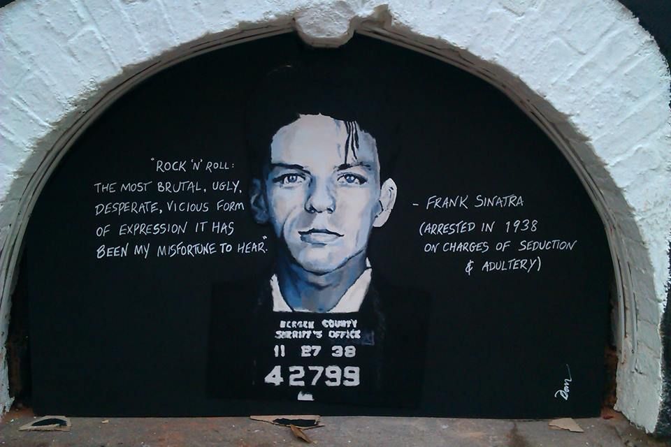960x640 Frank Sinatra - Frank Sinatra Mugshot Painting