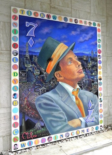 433x600 An Iconic Pop Oil Painting Of Frank Sinatra - Frank Sinatra Oil Painting