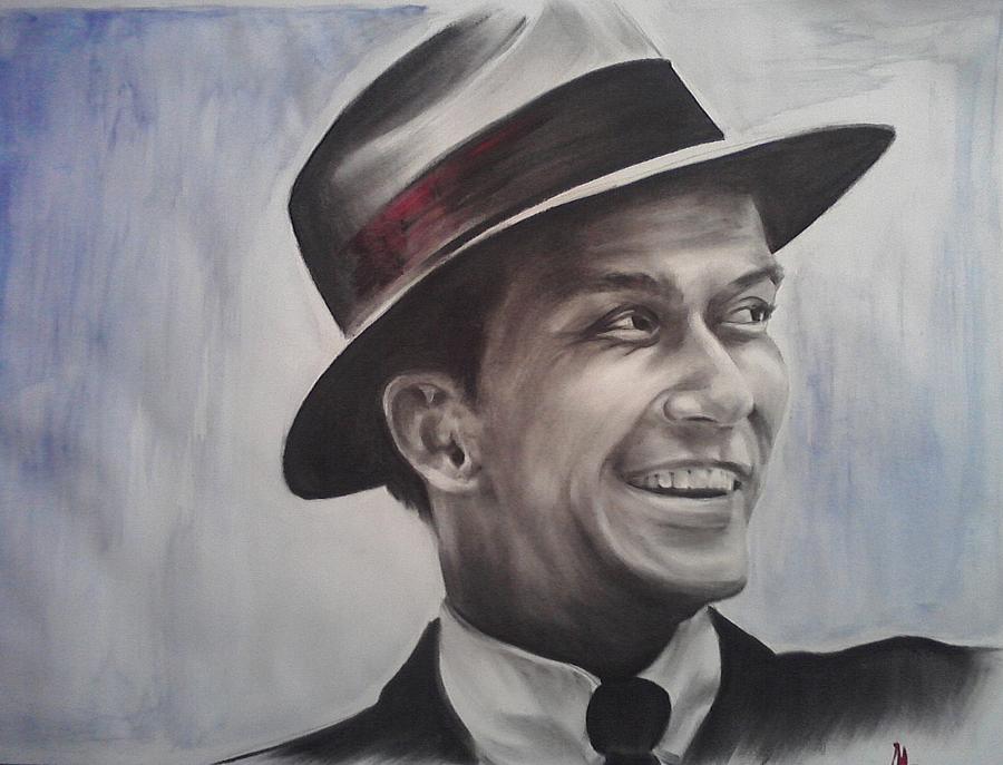 900x687 Frank Sinatra Painting By Morgan Greganti - Frank Sinatra Painting