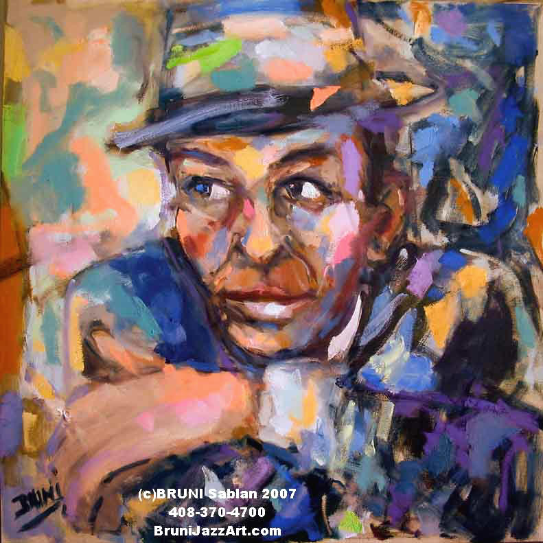 791x791 Bruni Gallery - Frank Sinatra Painting