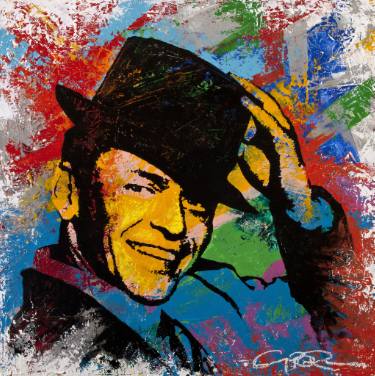 375x376 Saatchi Art Frank Sinatra Painting By Guy Roames - Frank Sinatra Painting