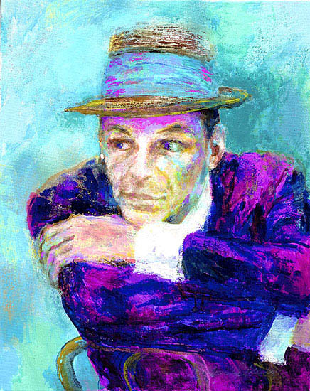 436x550 Frank Sinatra - Frank Sinatra Painting