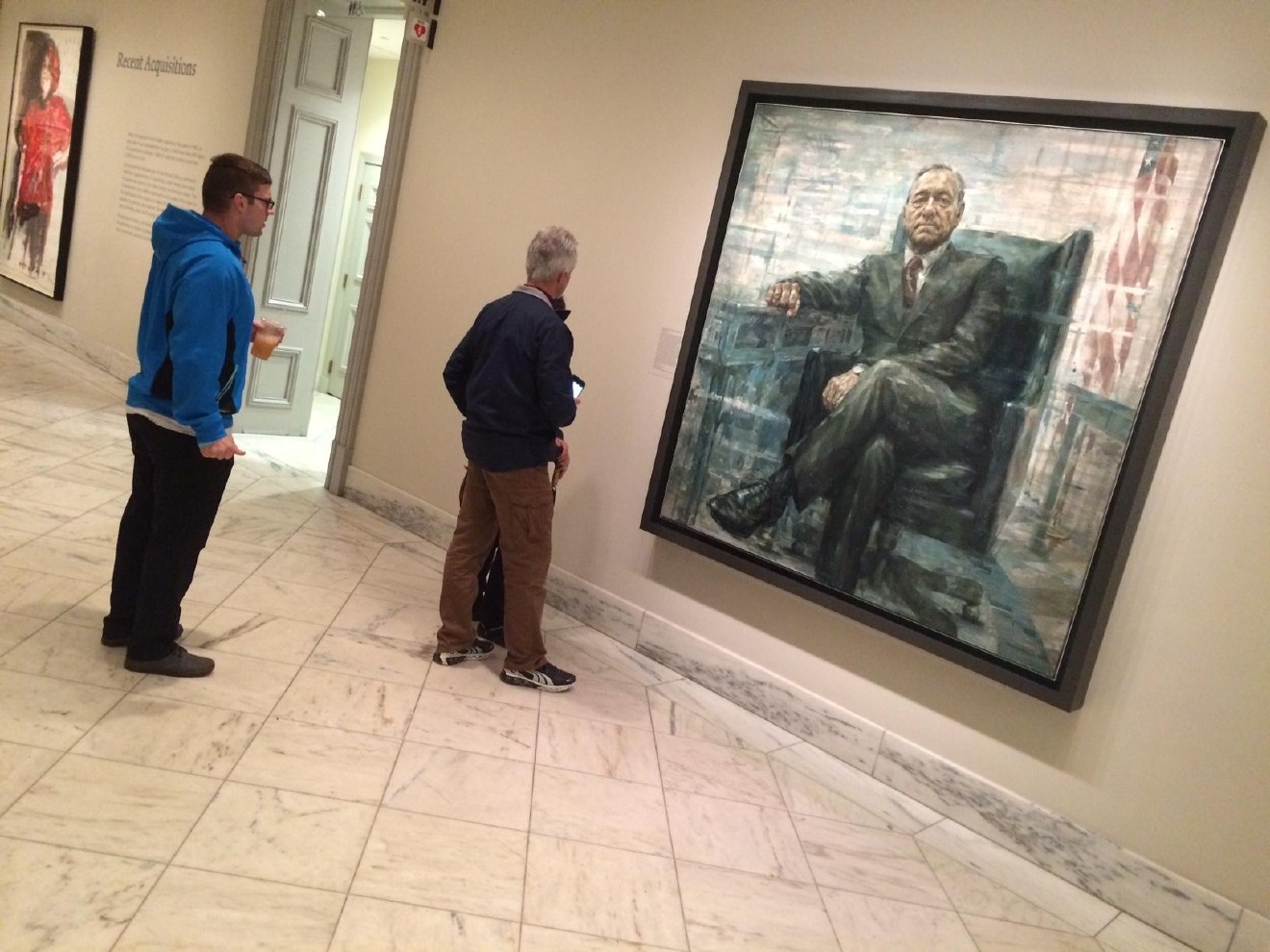 1320x990 House Of Cards' Fans Flock To Nat'L Portrait Gallery To See - Frank Underwood Painting