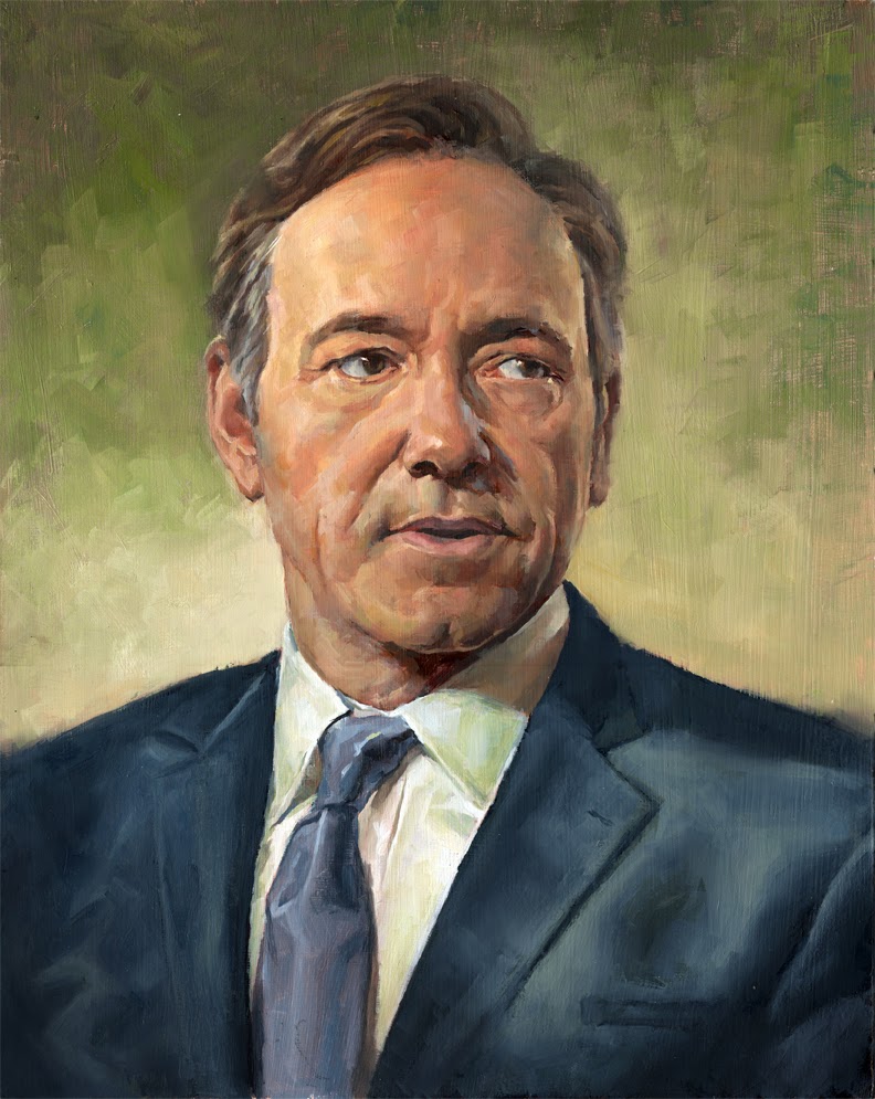 792x995 Matt's Art Blog Frank Underwood - Frank Underwood Painting
