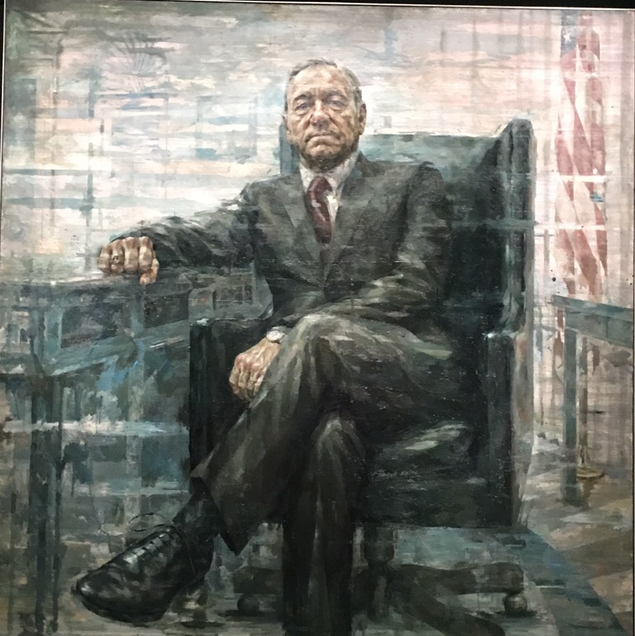 892x894 Carolyn's Travels And Other Adventures President Frank Underwood - Frank Underwood Painting