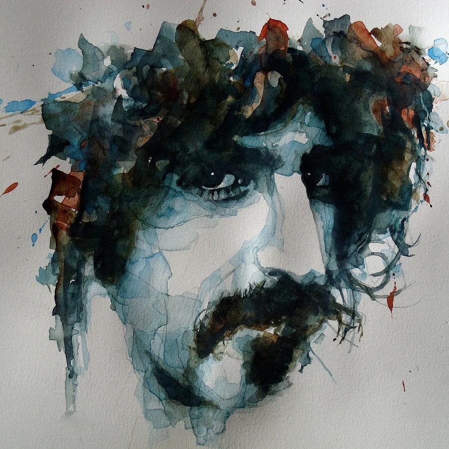 900x900 Frank Zappa Painting By Paul Lovering - Frank Zappa Painting
