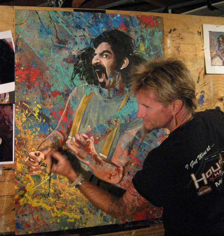 720x760 Frank Zappa Paintings Tom Nollfrank Zappa Mothers Of Invention - Frank Zappa Painting
